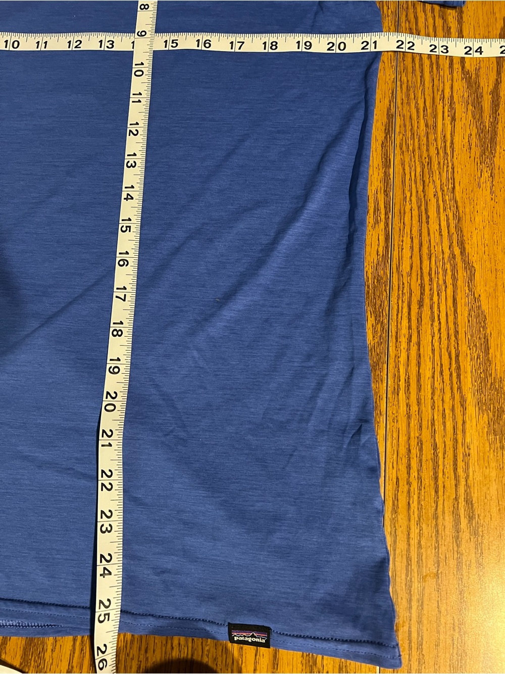 Patagonia Cool Daily Trail Running Running on Fumes Graphic Blue Women’s Shirt - Picture 5 of 5